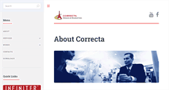 Desktop Screenshot of correcta.com.tw